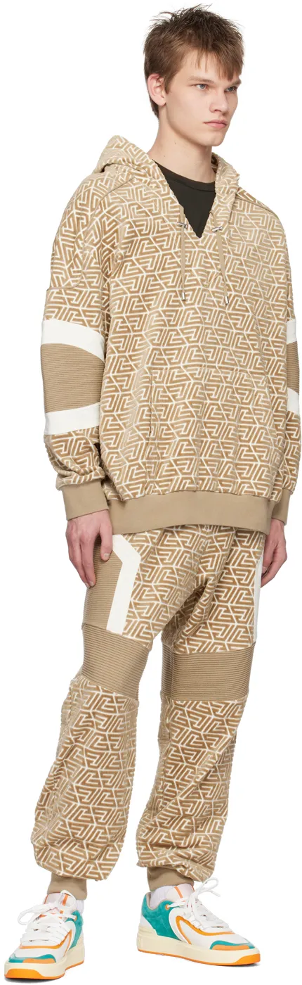 Hoodie With Printed Pyramid Monogram