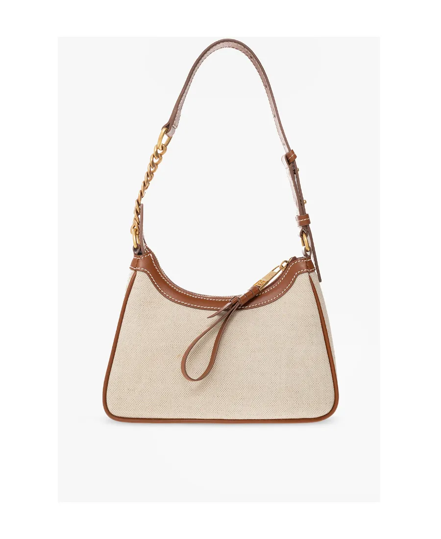 B-Army Canvas Bag With Leather Inserts
