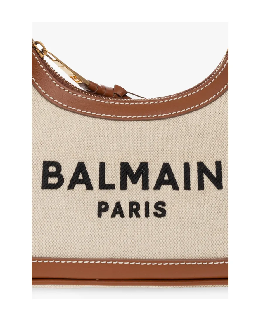 B-Army Canvas Bag With Leather Inserts