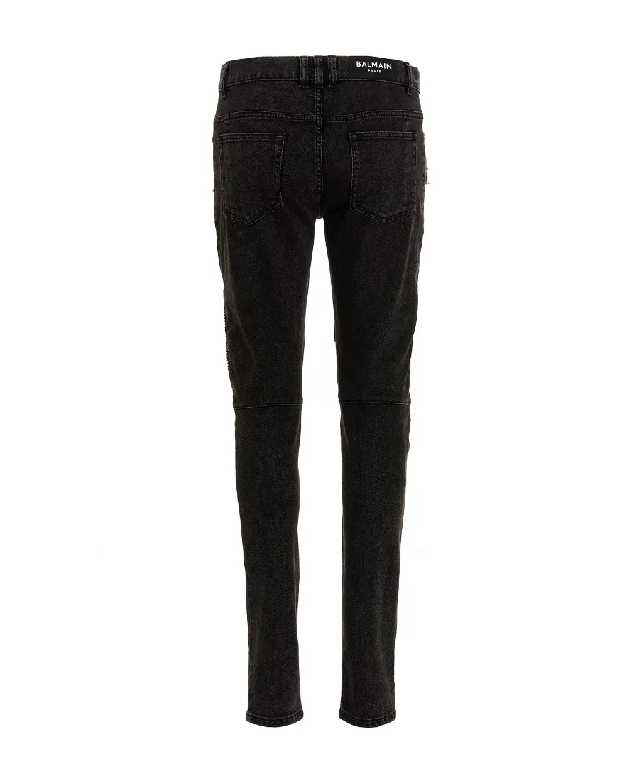Zipped Pocket Skinny Jeans