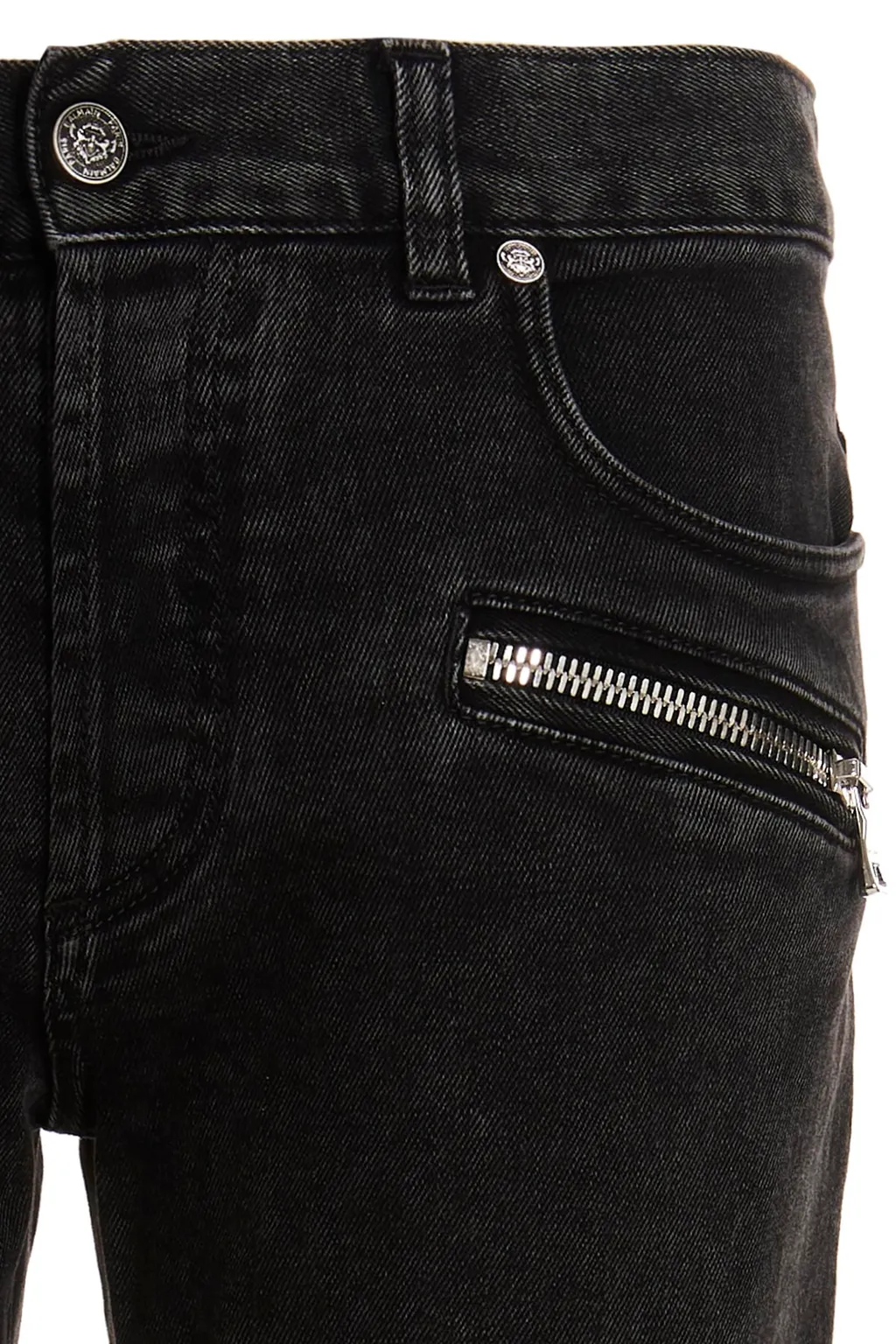 Zipped Pocket Skinny Jeans