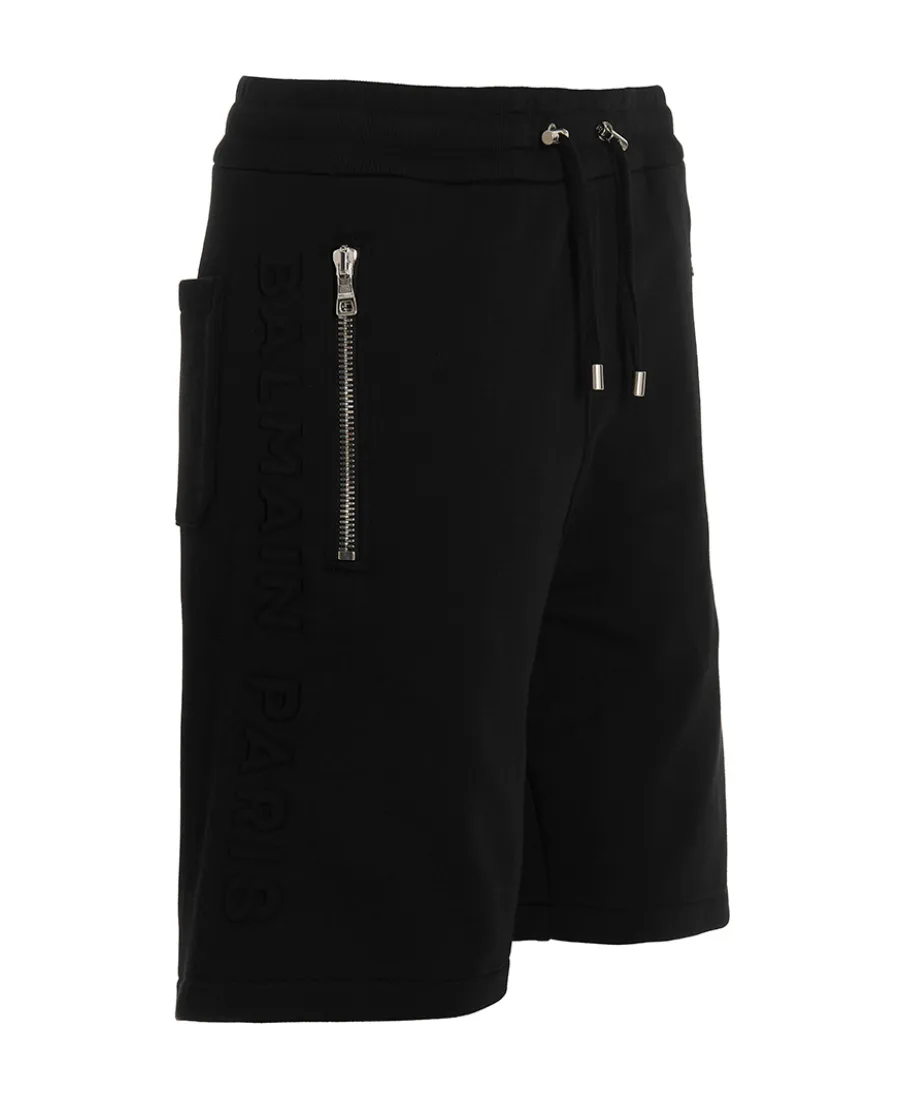 Embossed Bermuda Shorts