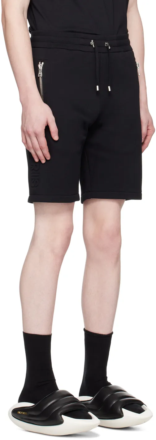 Embossed Bermuda Shorts