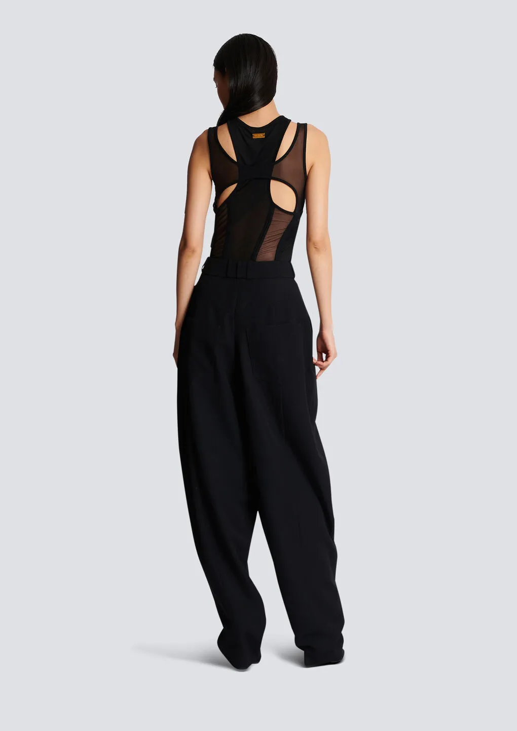 Cut-Out Tulle Body