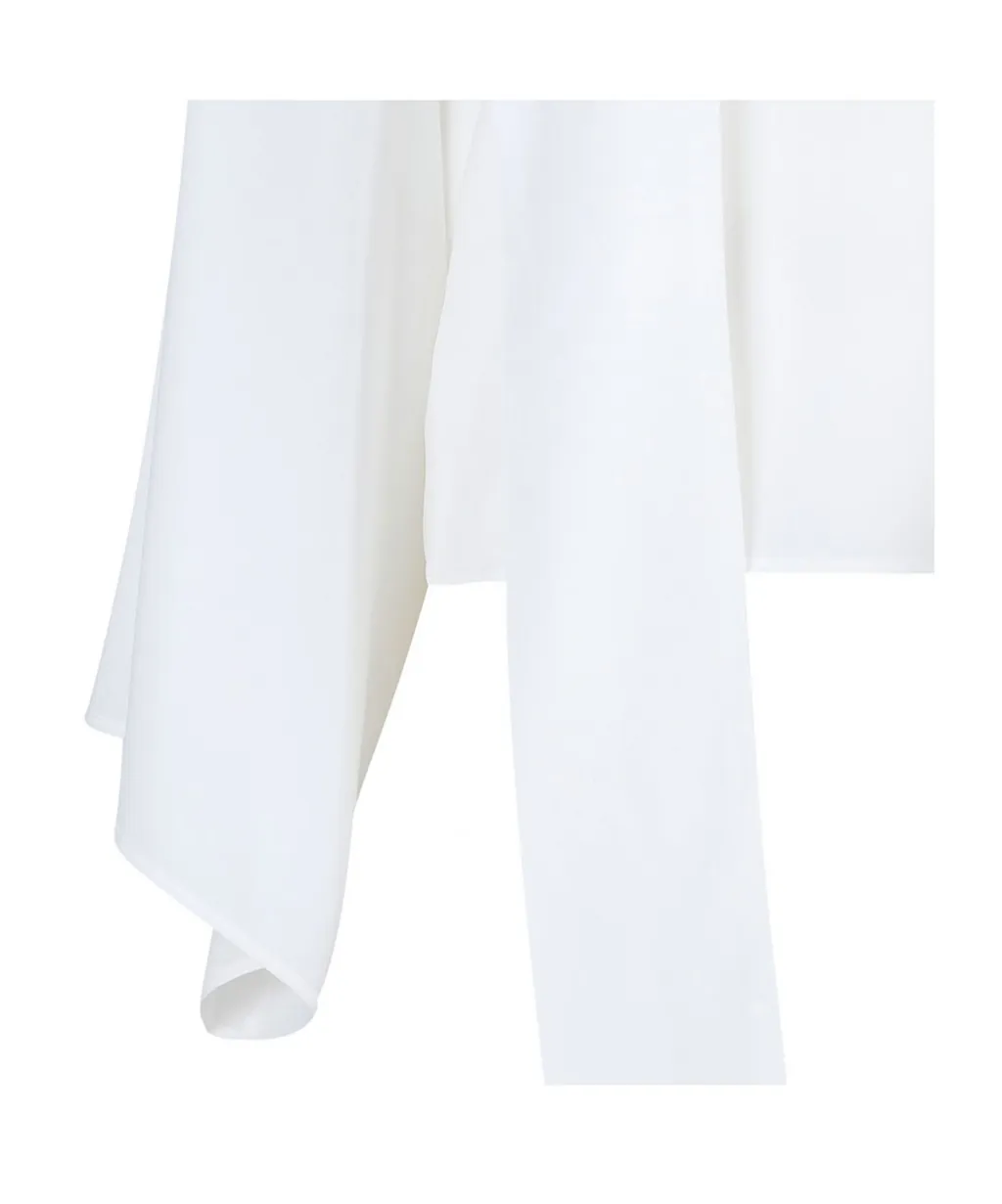 Draped Asymmetric Blouse