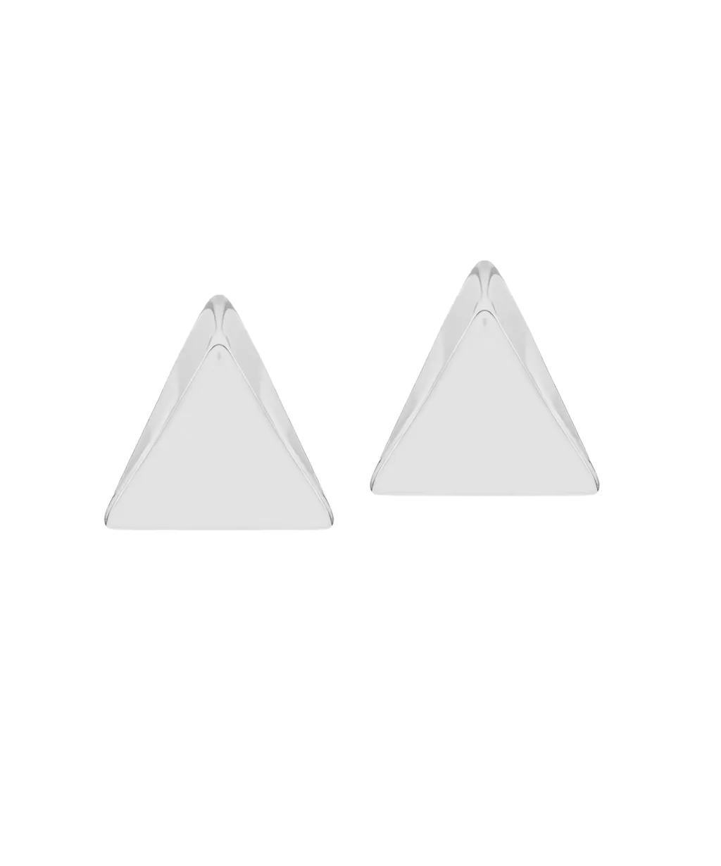 Triangular Metallic Earrings