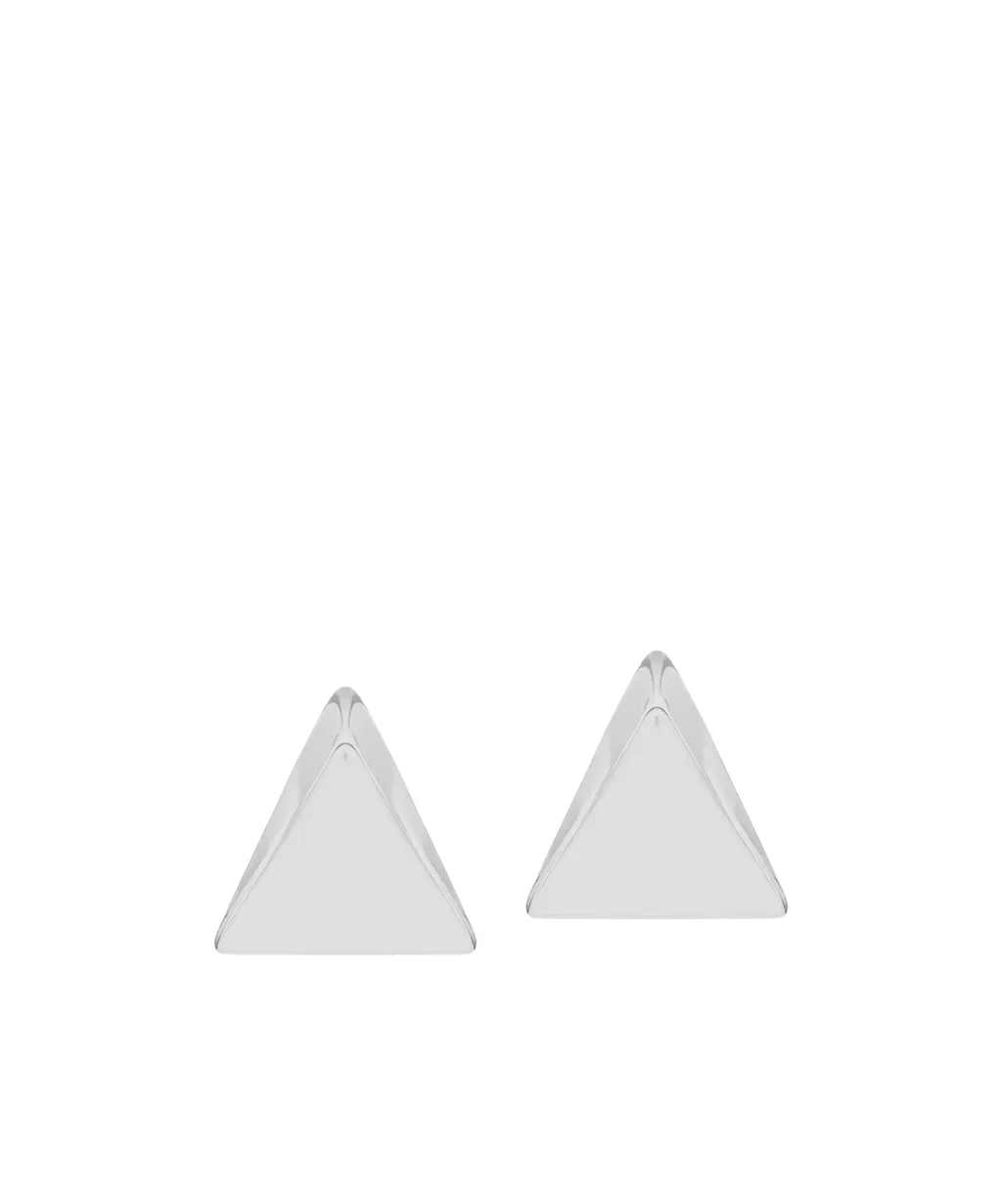 Triangular Metallic Earrings
