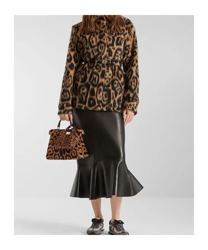 Leopard Printed Belted Go-To Jacket