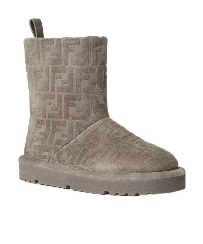 Apres Chic Monogram Embossed Boots
