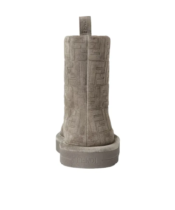 Apres Chic Monogram Embossed Boots
