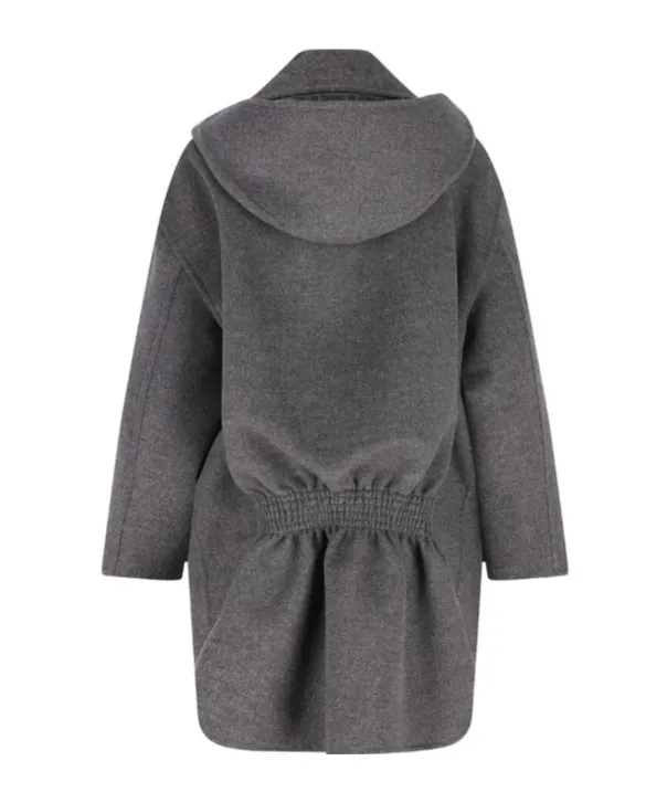 Long Sleeved Hooded Coat