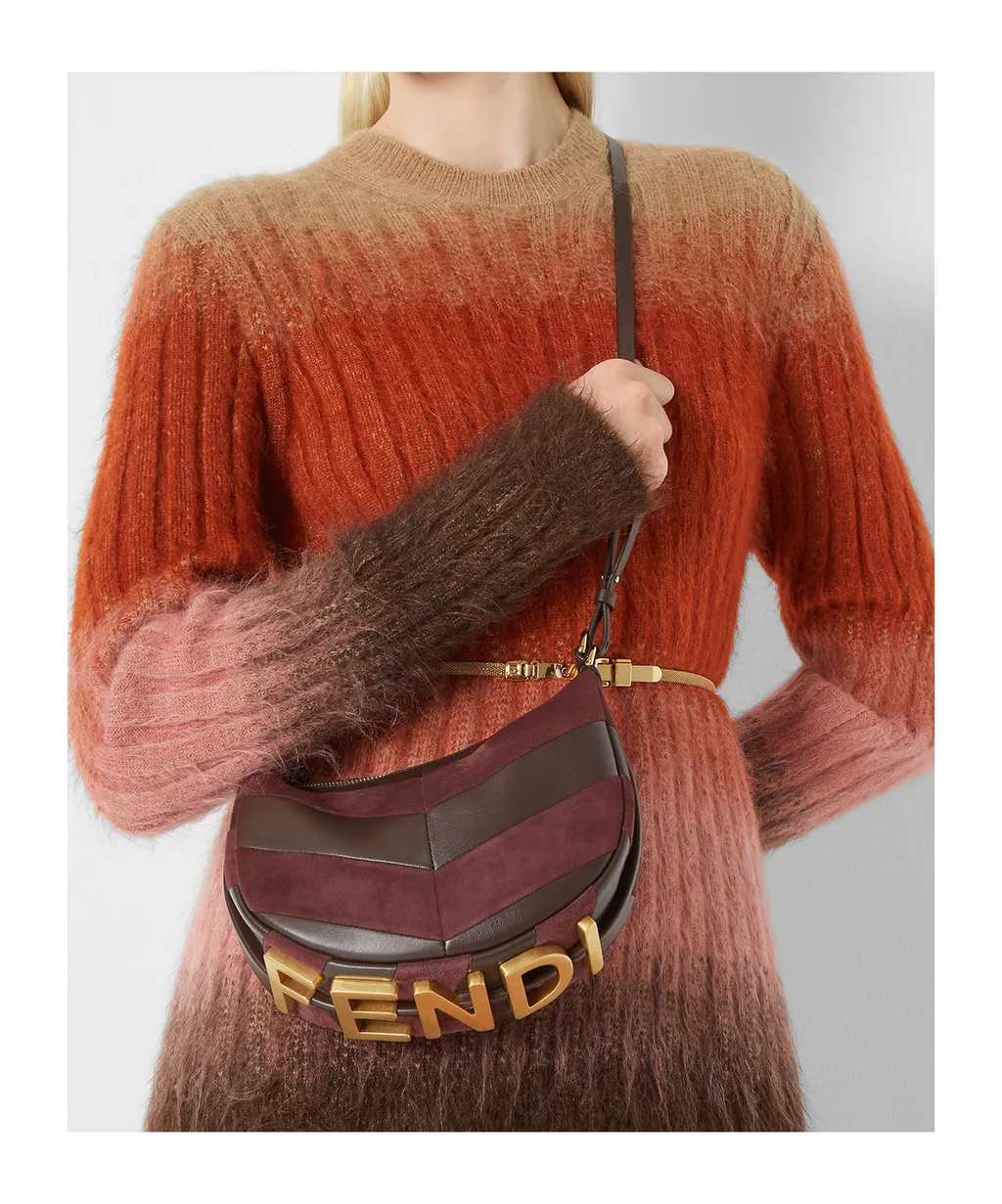 Fendigraphy Two-Toned Mini Tote Bag