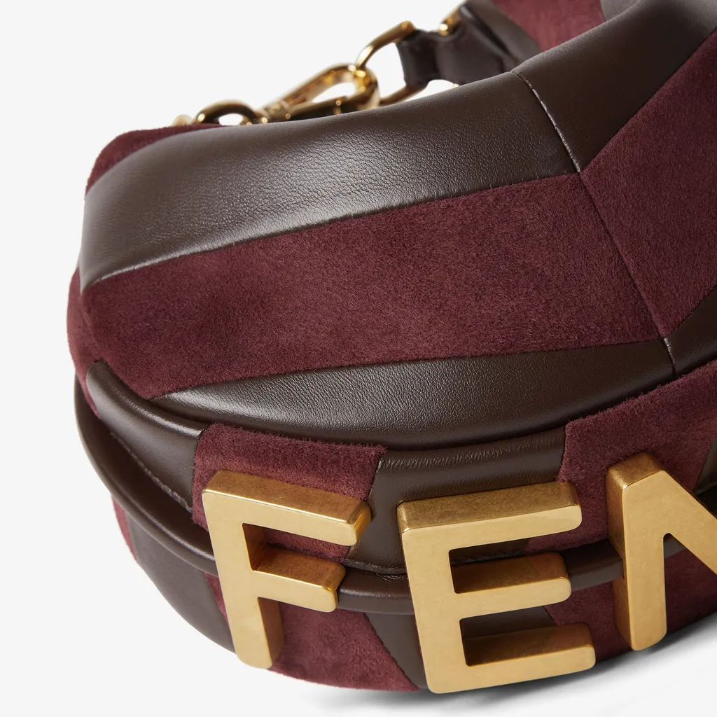 Fendigraphy Two-Toned Mini Tote Bag