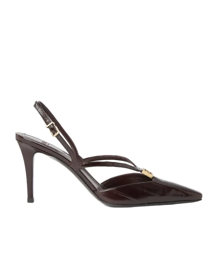 Ffold Slingback Pumps