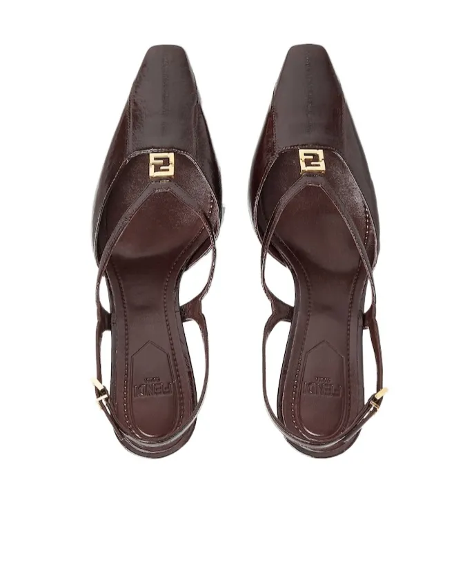Ffold Slingback Pumps
