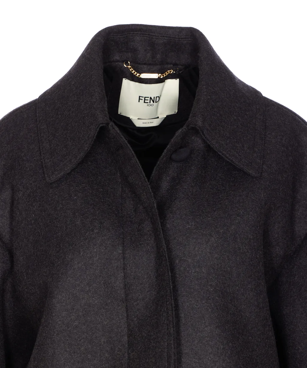 Single-Breasted Long Sleeved Midi Coat