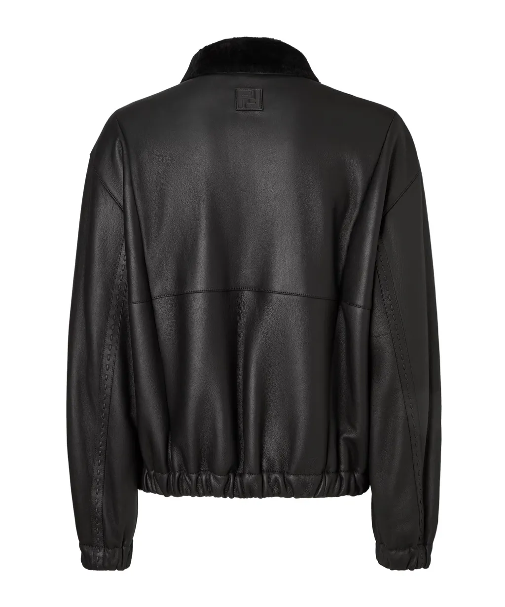 Shearling Oversized Blouson Jacket