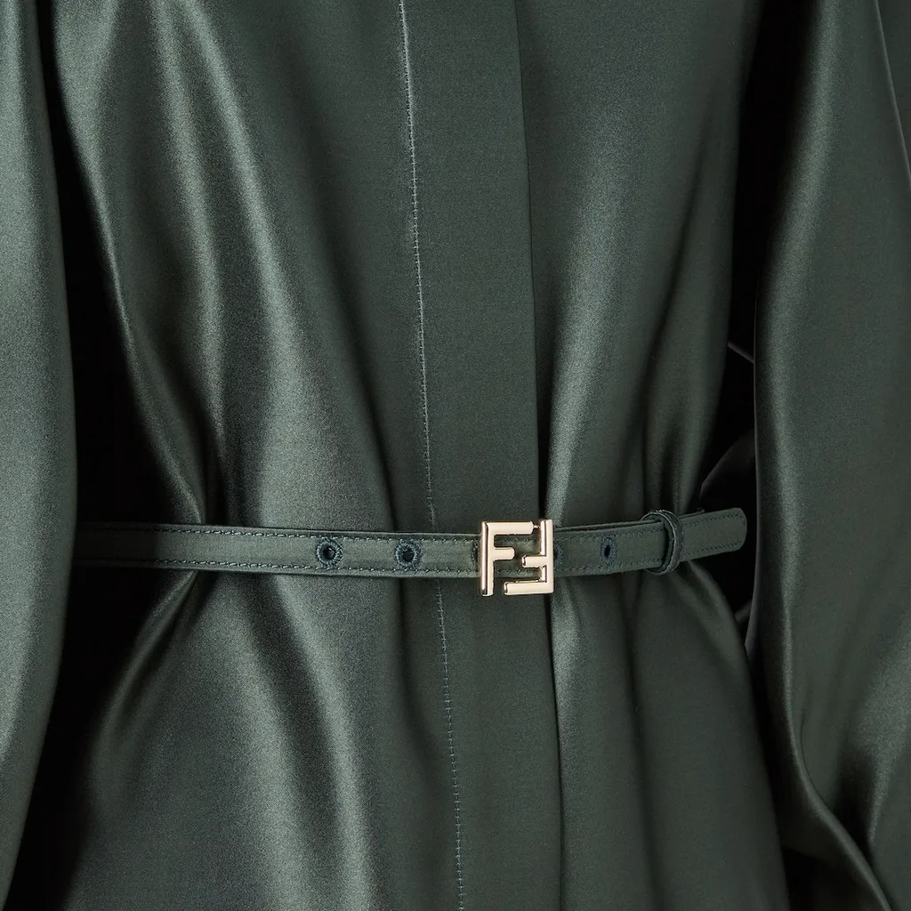 Duchess Belted Satin Jacket
