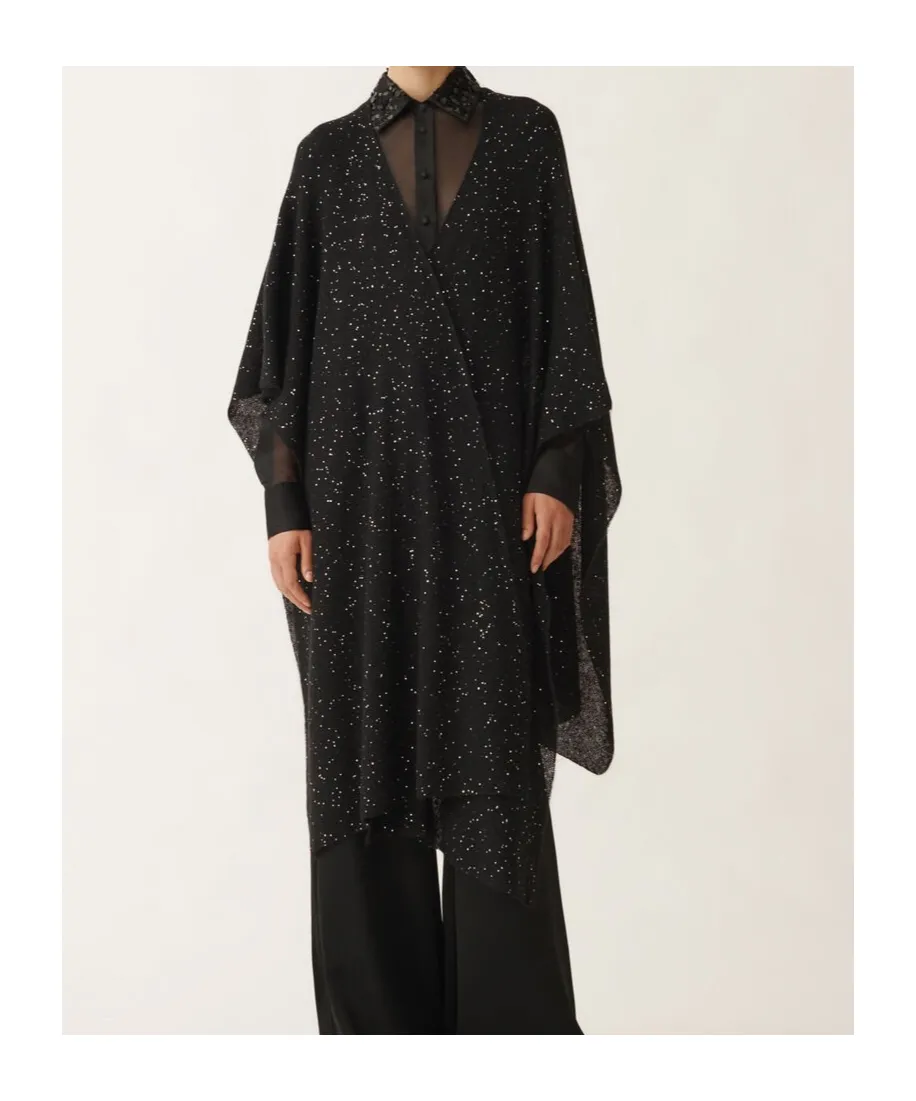 Sequin Open Cape