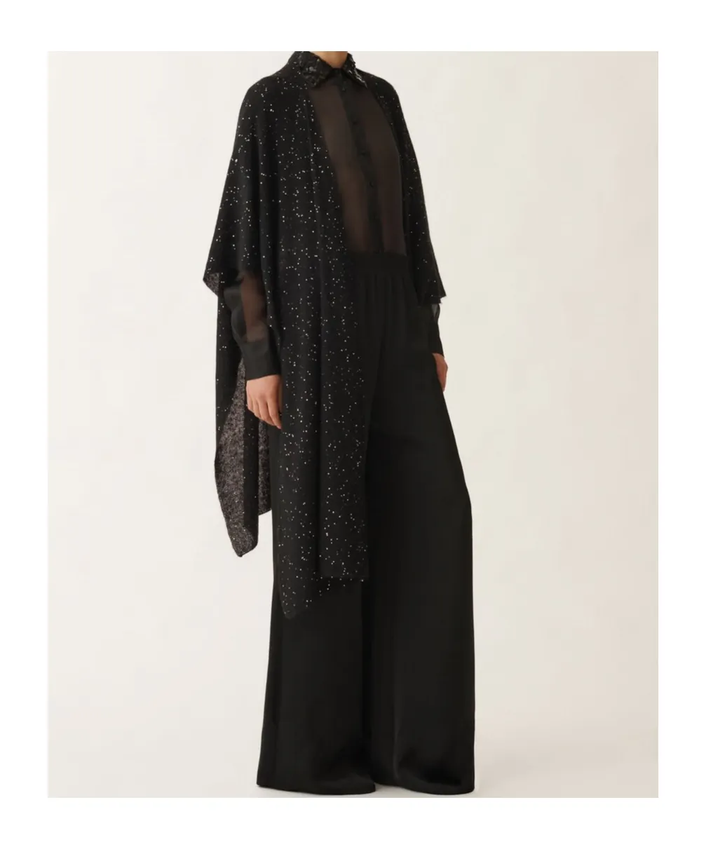 Sequin Open Cape