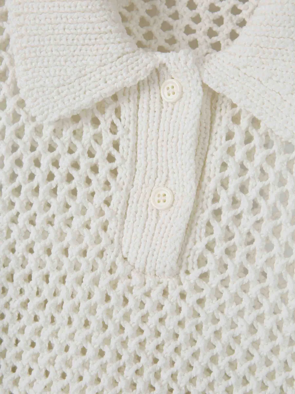 Short-Sleeved Knitted Polo Shirt