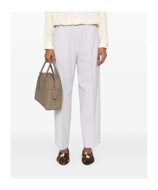 Elastic Waistband Casual Pants