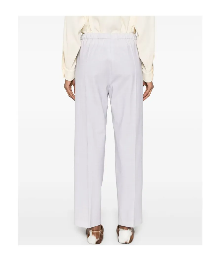 Elastic Waistband Casual Pants