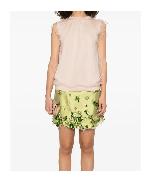 Tulle Layer Tank Top