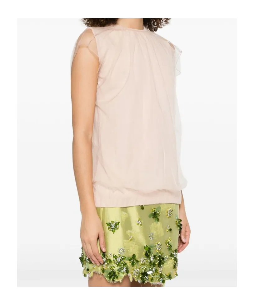 Tulle Layer Tank Top