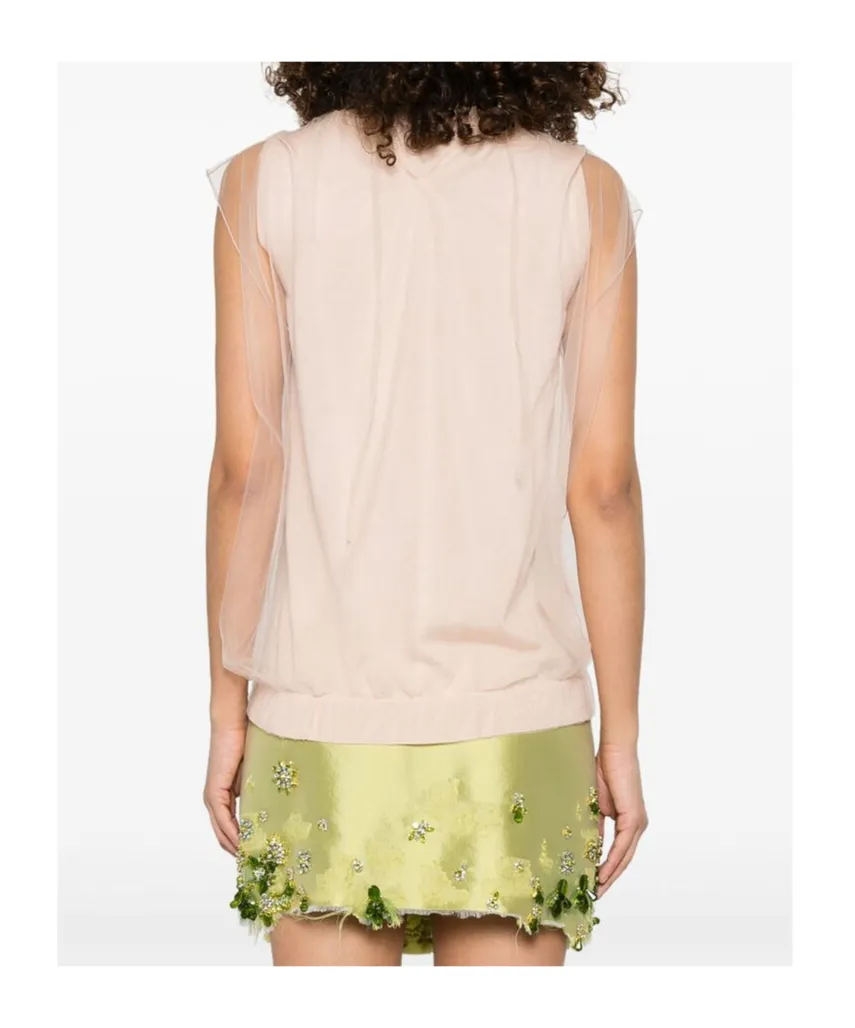 Tulle Layer Tank Top