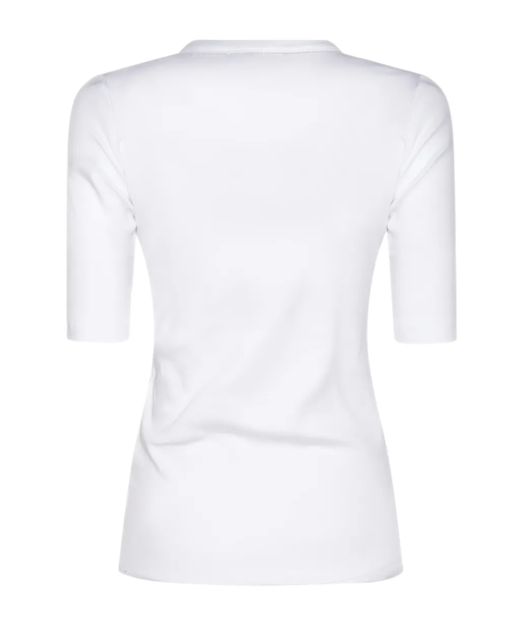 U-Neck Embellished T-Shirt