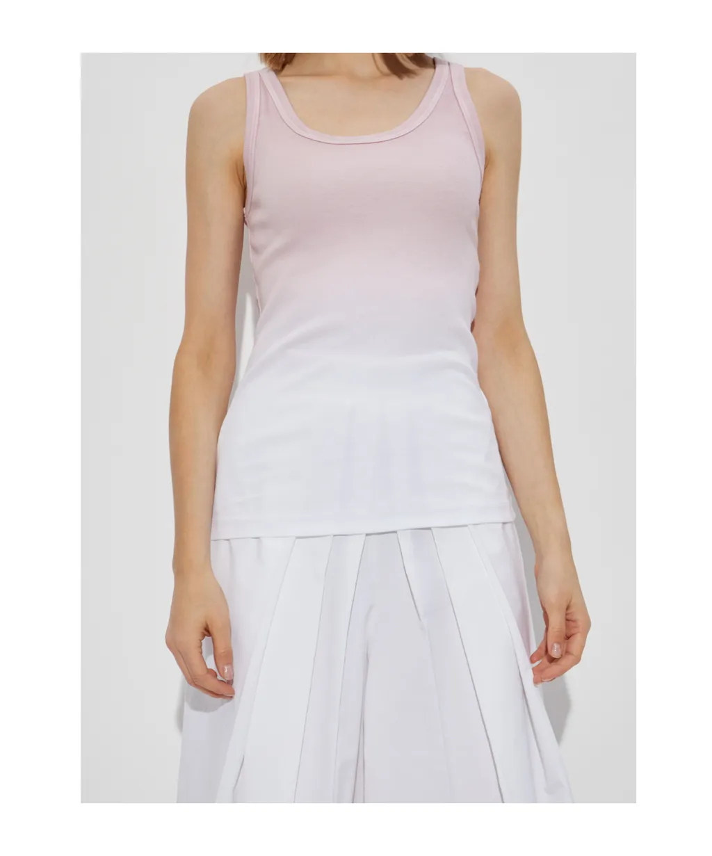 Gradient Effet Ribbed Tank Top