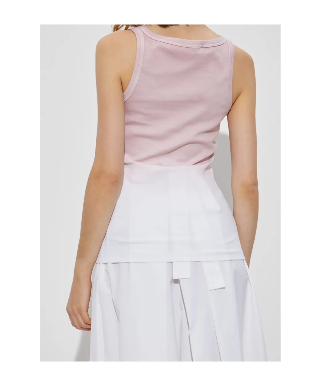Gradient Effet Ribbed Tank Top