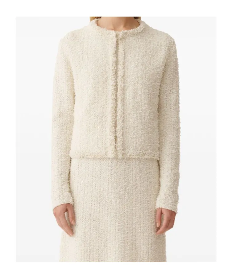 Tweed Cropped Cardigan