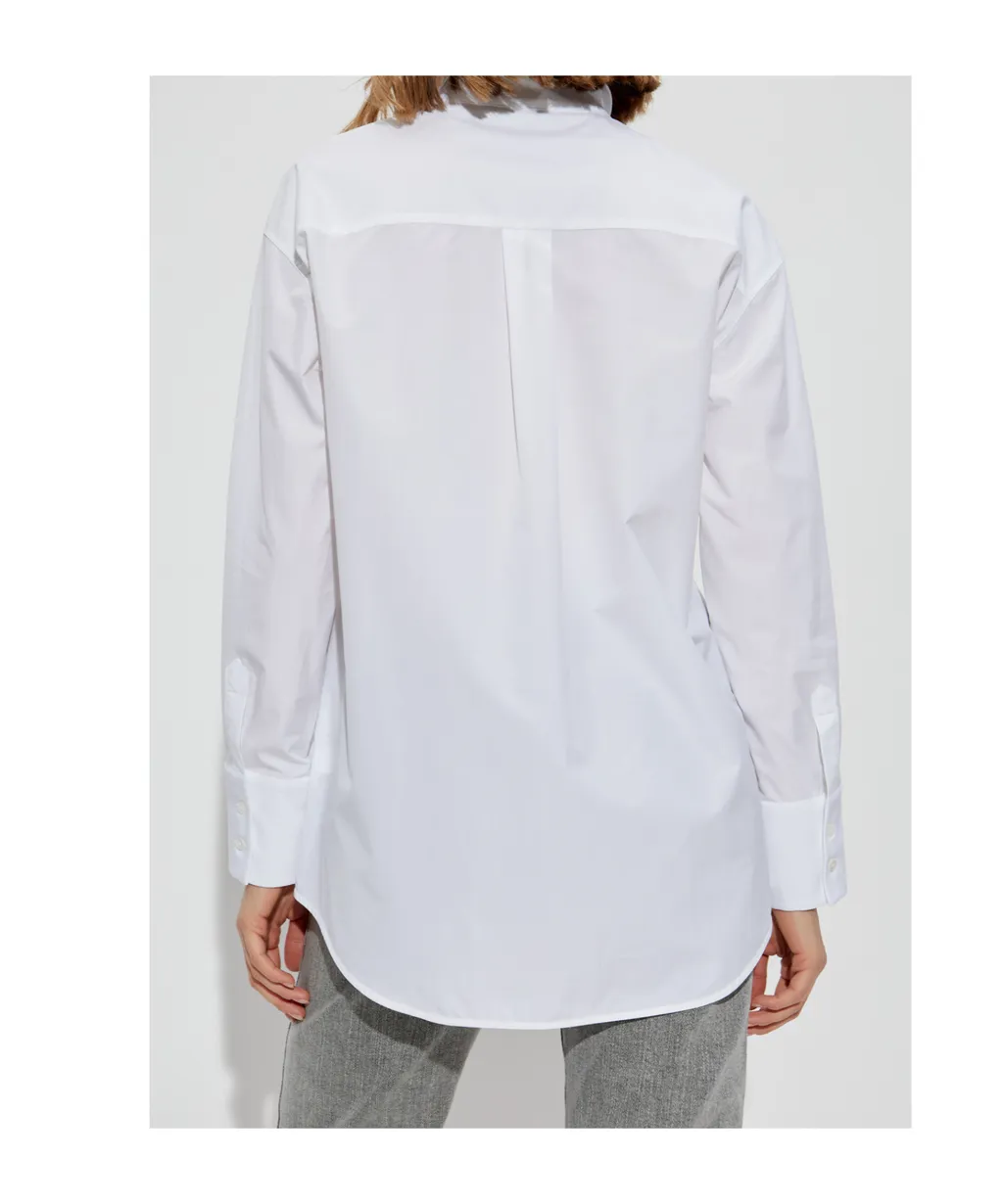 Long Sleeved Tied-Fasten Shirt