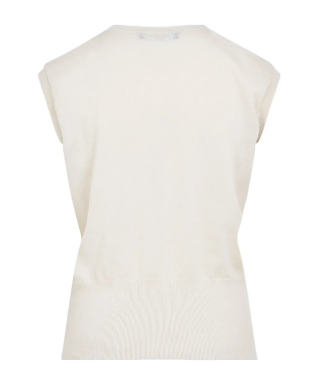 V-Neck Knitted Vest