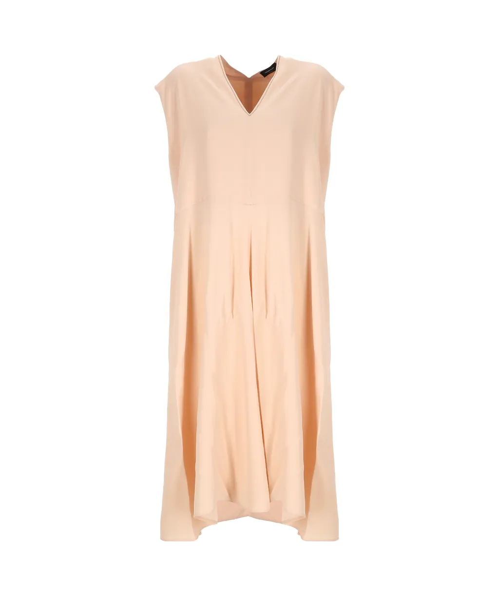 V-Neck Sleeveless Dress
