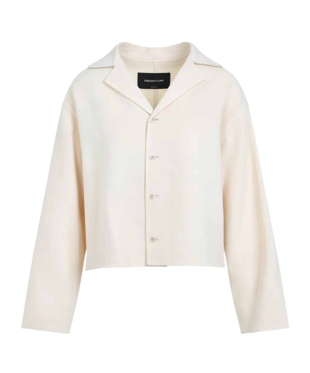 Long Sleeved Buttoned Jacket