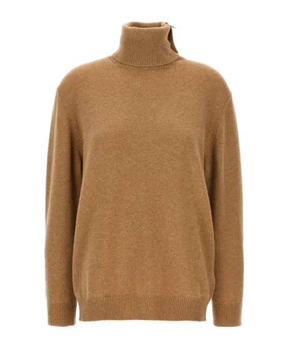 Foldover Neck Sweater