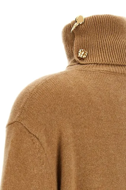 Foldover Neck Sweater
