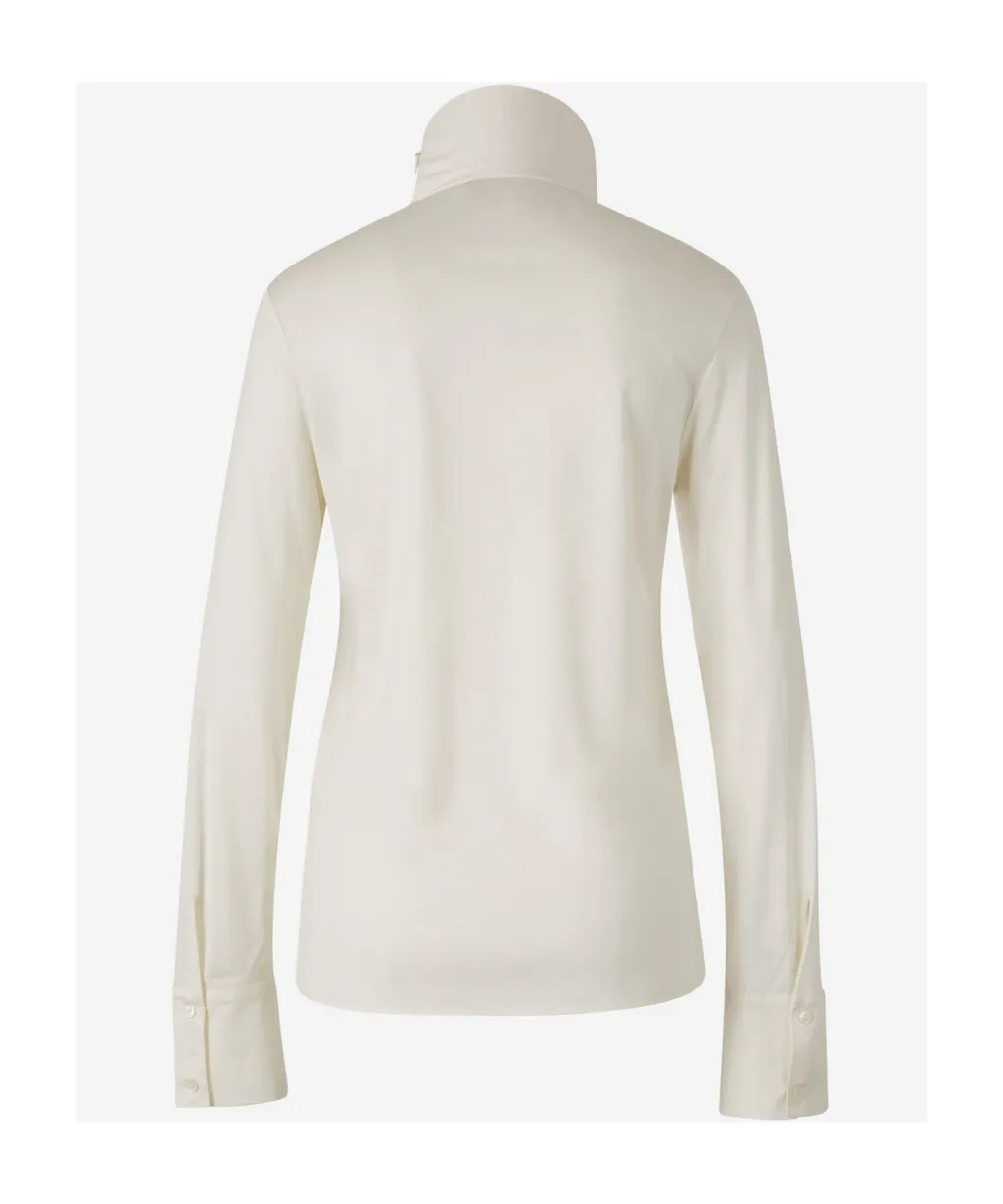 High-Neck Long Sleeved T-Shirt