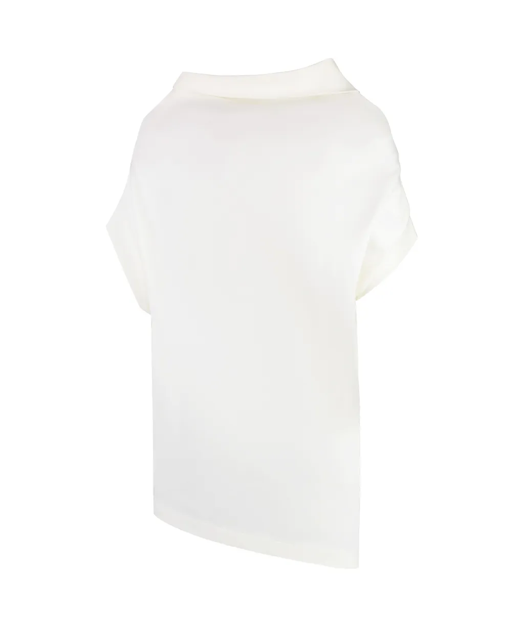 Short Sleeved Asymmetric Top