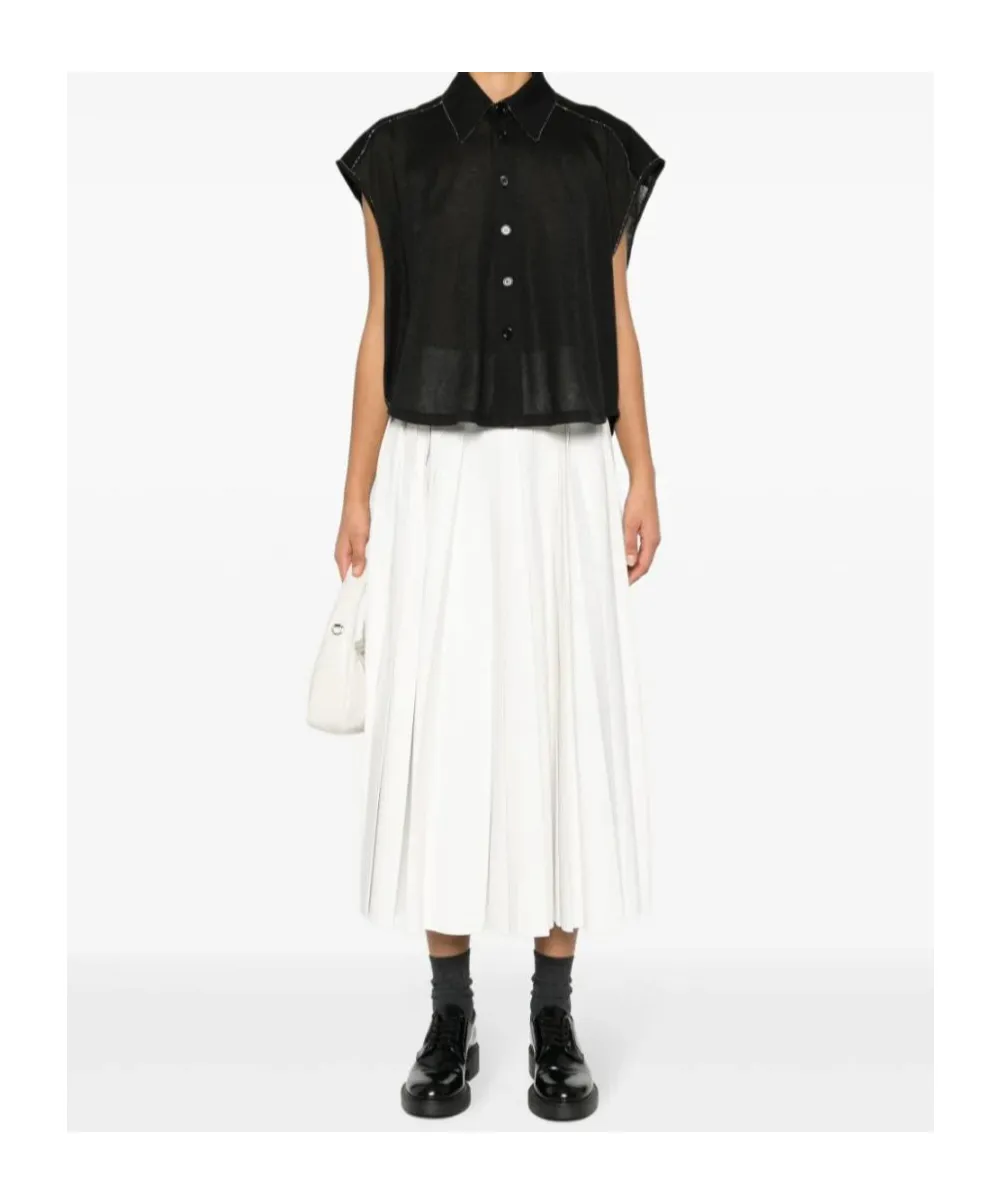 Knitted Sleeveless Shirt