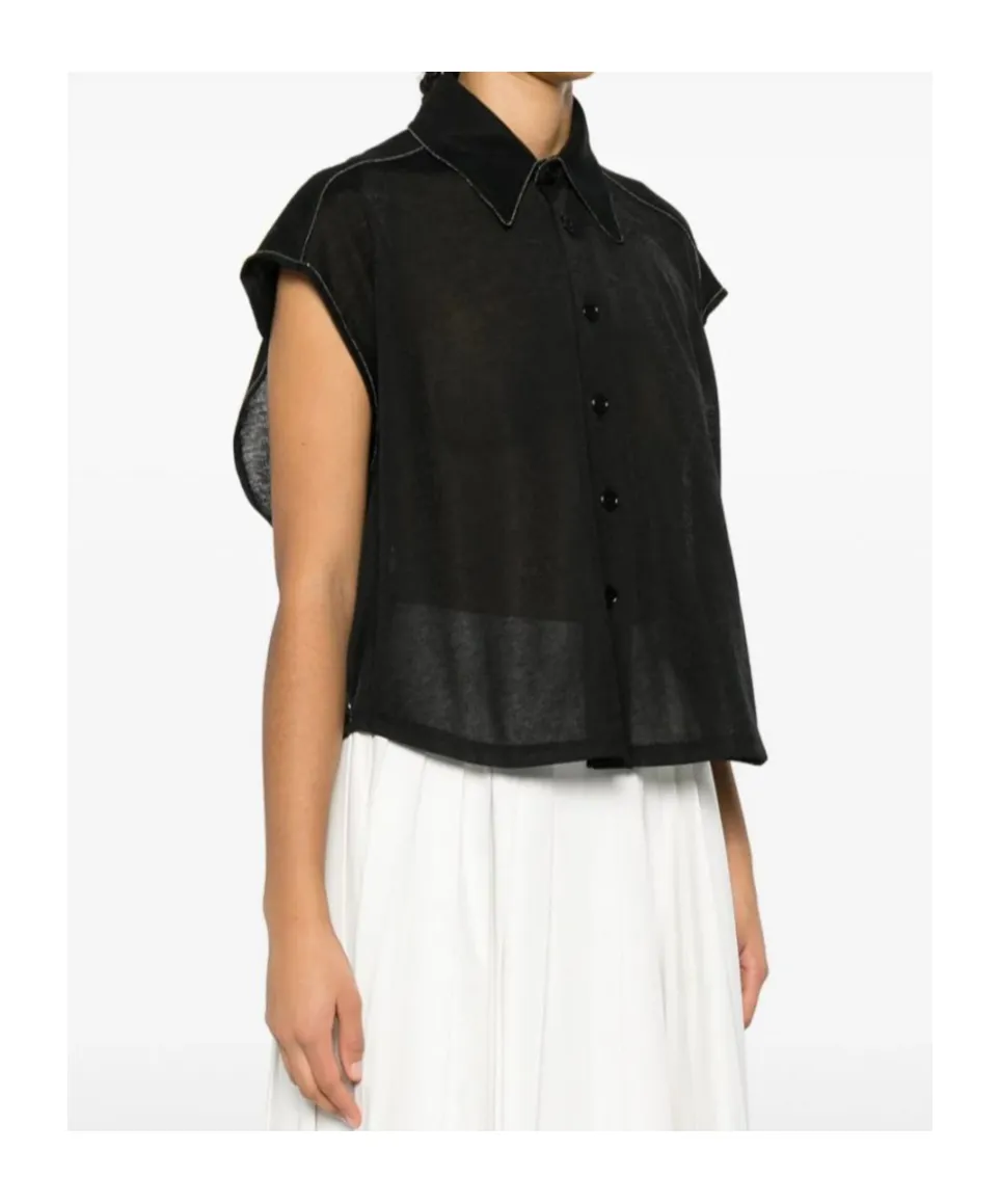 Knitted Sleeveless Shirt
