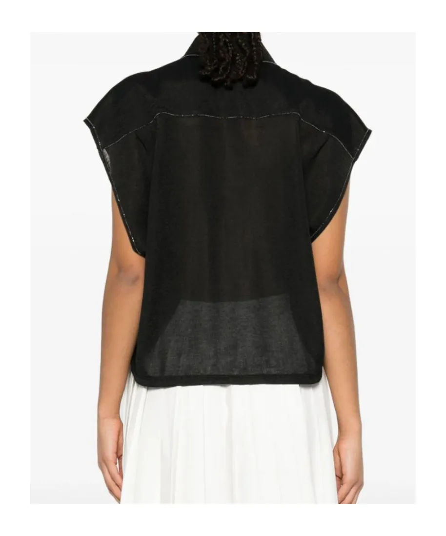 Knitted Sleeveless Shirt