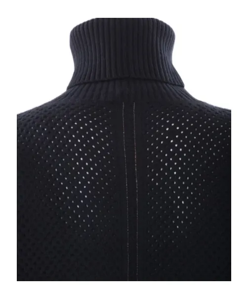 Open-Knit Roll-Neck Jumper