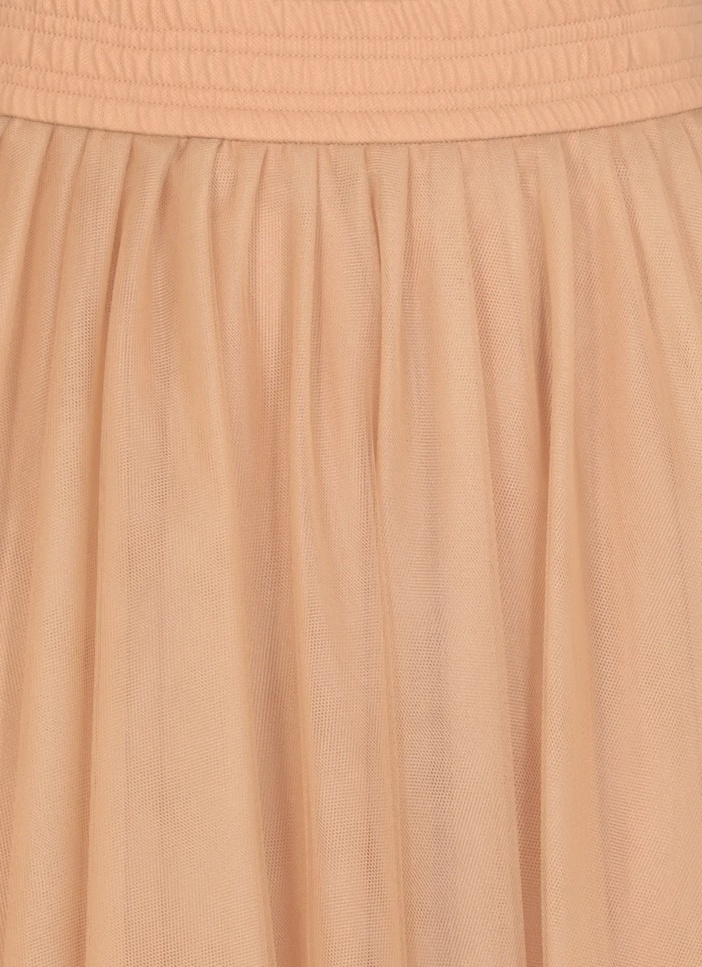 Layered Tulle Midi Skirt