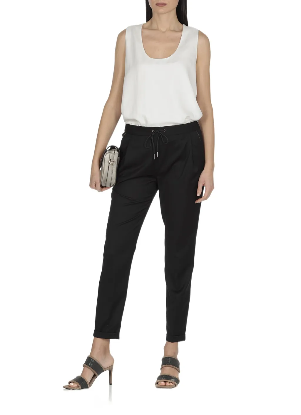 Tailored Drawstring Trousers
