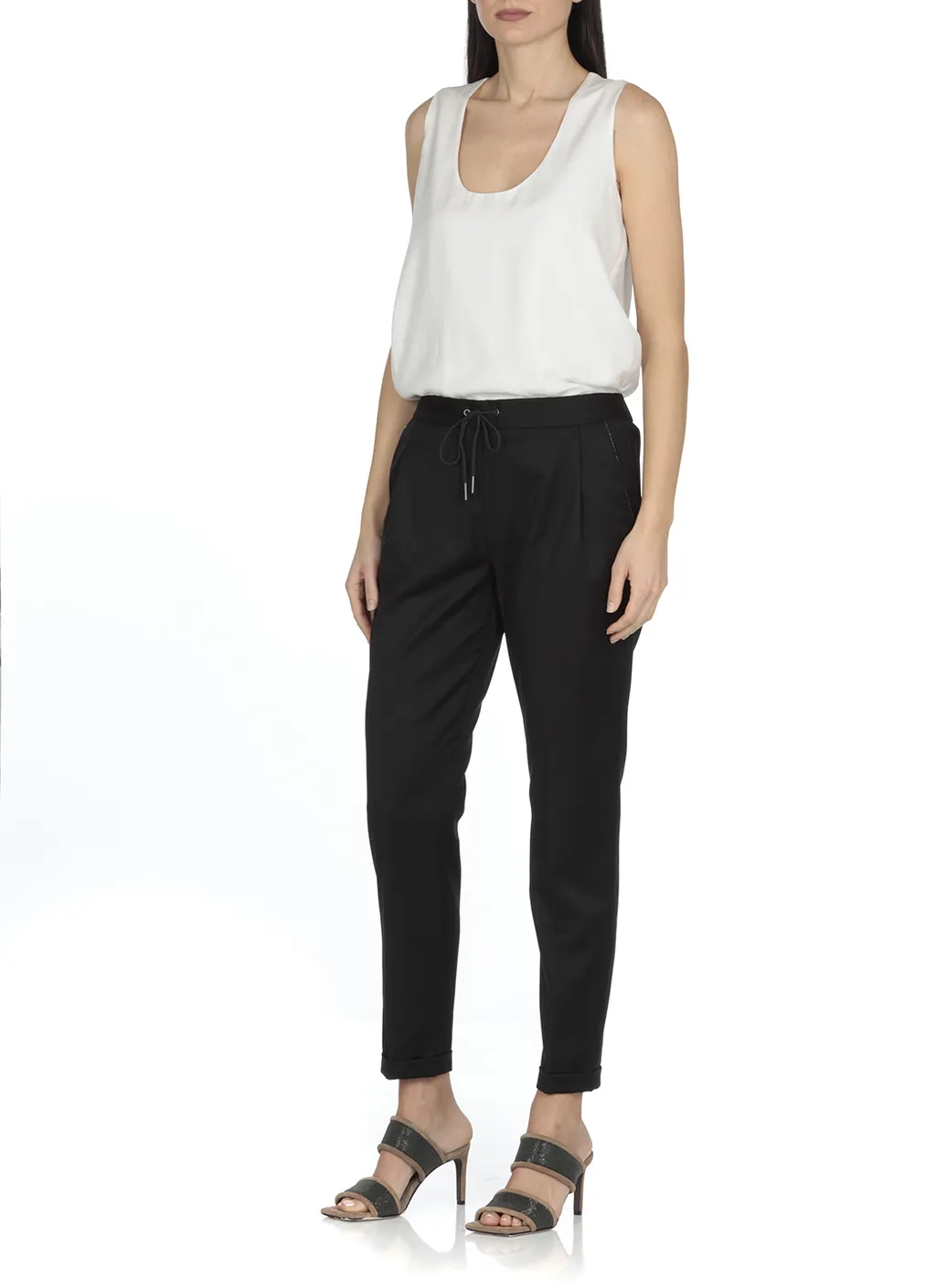 Tailored Drawstring Trousers