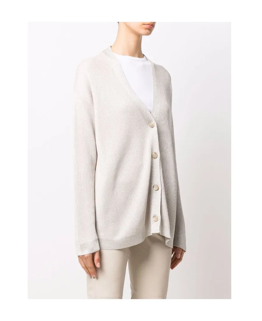 V-Neck Knitted Cardigan